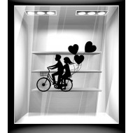 Αυτοκόλλητο βιτρίνας - Αγίος Βαλεντίνος 77